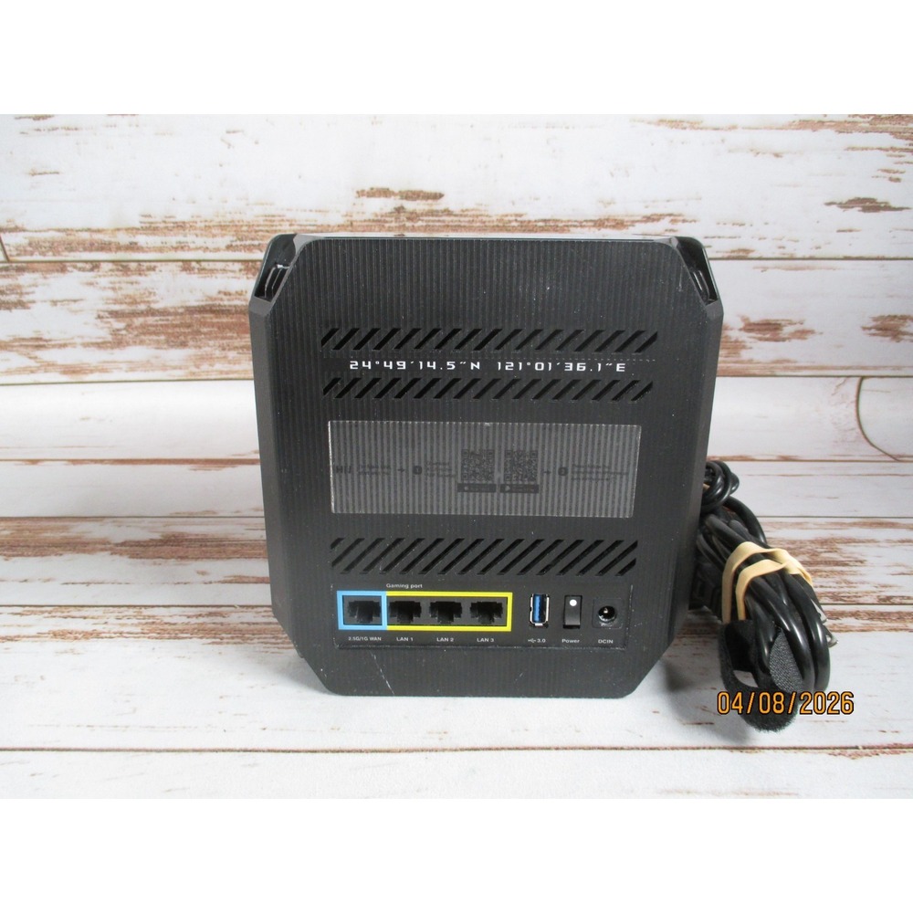 ASUS ROG Rapture GT6 AX10000 Tri-Band WiFi 6 Gaming Mesh Router Black Used - Picture 4 of 6